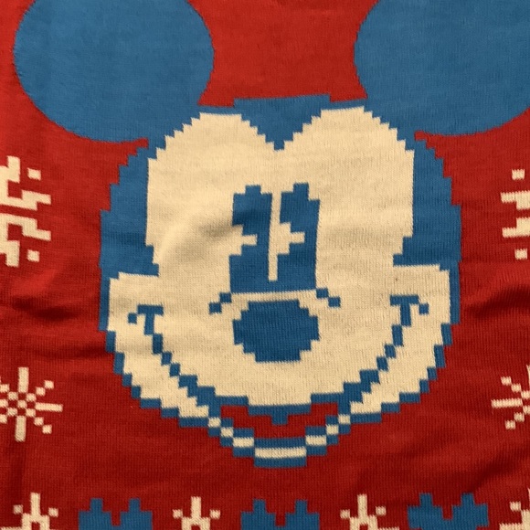 Disney’s mens Mickey Mouse Ugly Christmas Sweater - Picture 5 of 13